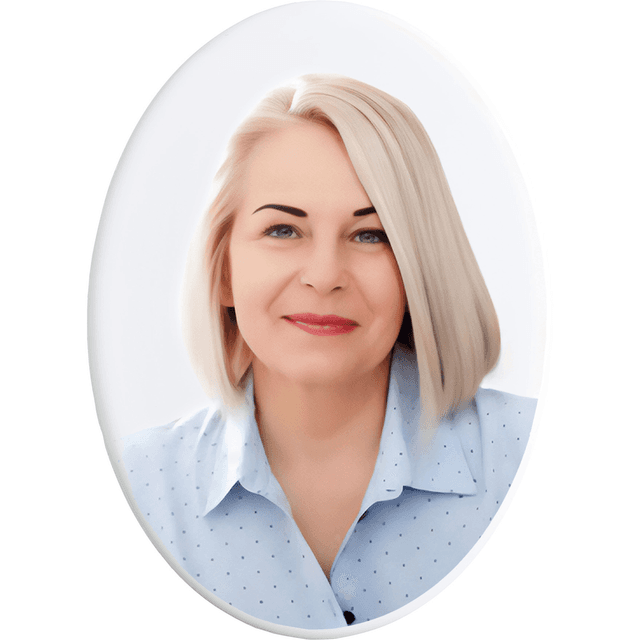 Oval fără margine Oval fără margine